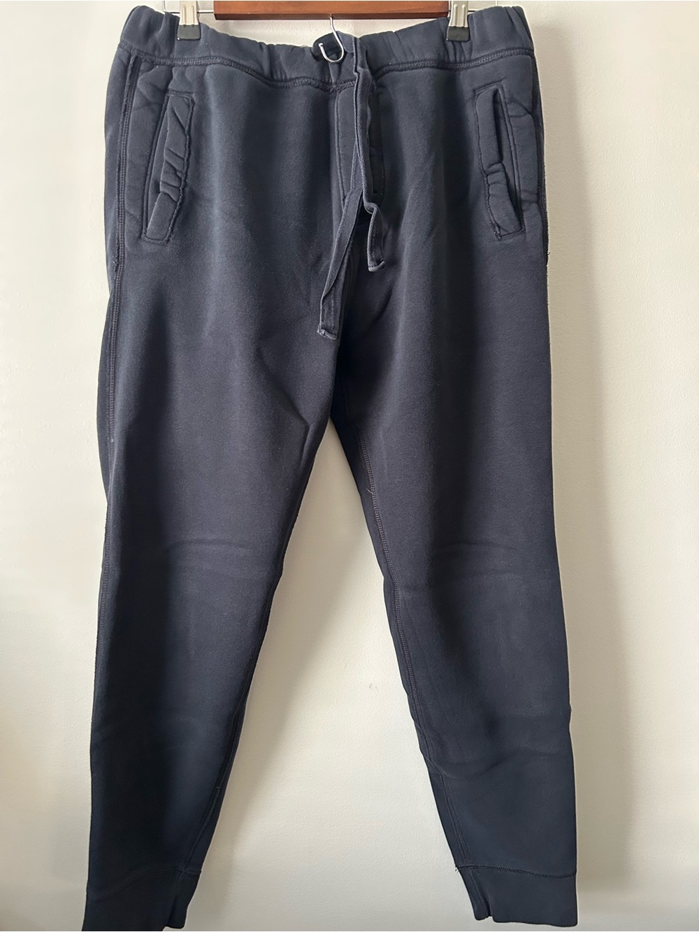 Abercrombie & Fitch black cotton johgee sweats M